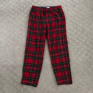 Old Navy Red Tartan Plaid Pajama Pants